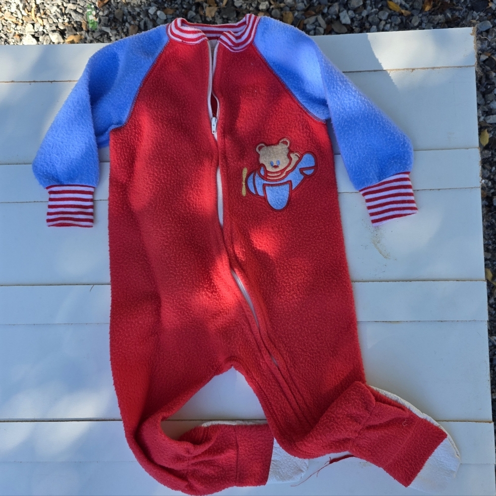 Healthtex Red and Blue Kids Footie